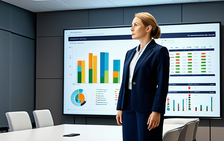 **

"A professional female economist giving a presentation on macroeconomic trends, standing in front of a large screen displaying charts and graphs, fully clothed in a modest business suit, modern conference room setting, professional lighting, safe for work, appropriate content, perfect anatomy, natural proportions, professional, high quality."

**
