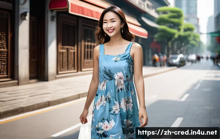 신용분석사 경력자 연봉 비교 - **Prompt:** A young woman in her early 20s, wearing a stylish, modest sundress (floral pattern, knee...